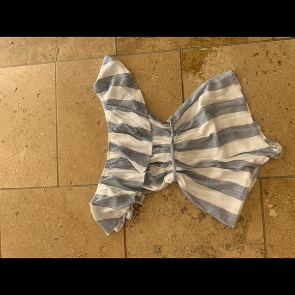 LF Seek the Label Striped Romper - Picture 2 of 5